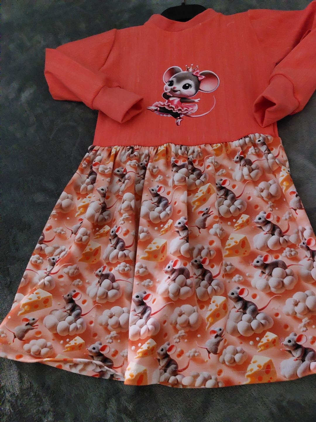Customer photo review of Bügelbild Ballerina Maus Prinzessin