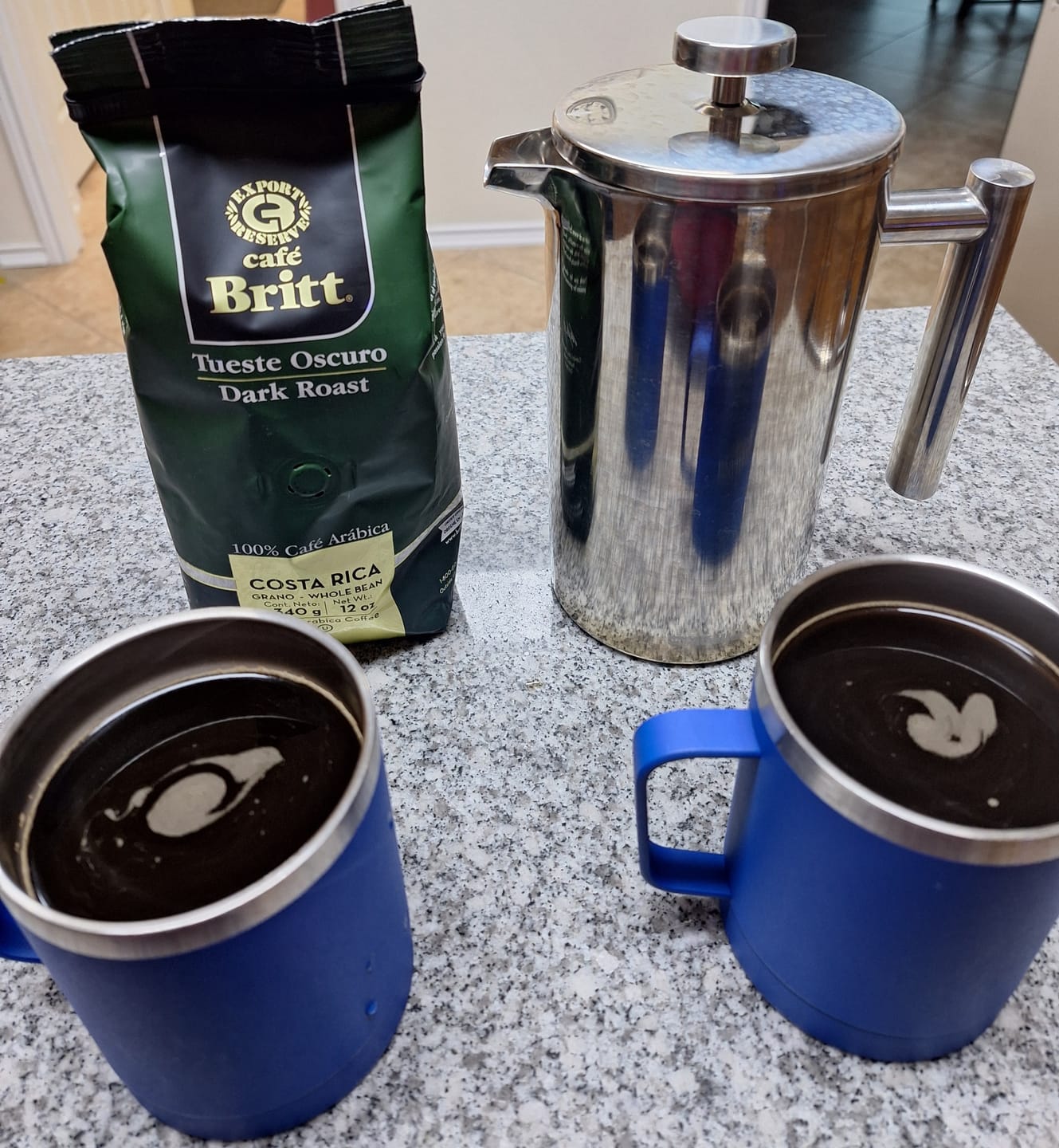 Customer photo review of COSTA RICAN DARK ROAST COFFEE