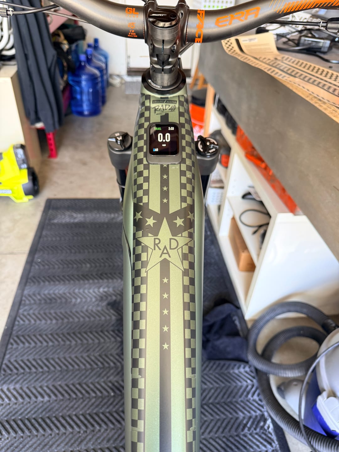 Customer photo review of Rad 40th Anniversary Collection Frame Keeper - Transparent