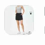 Customer photo review of High-Waisted Cotton Sweat Shorts