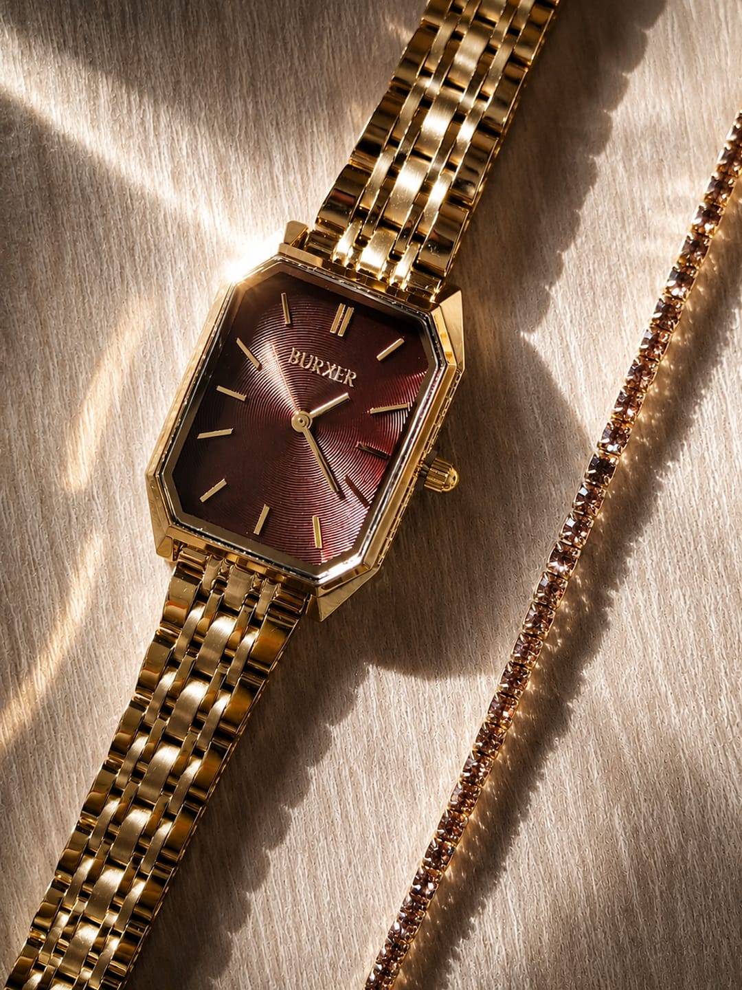 Customer photo review of Ava Gold Brown Bracelet