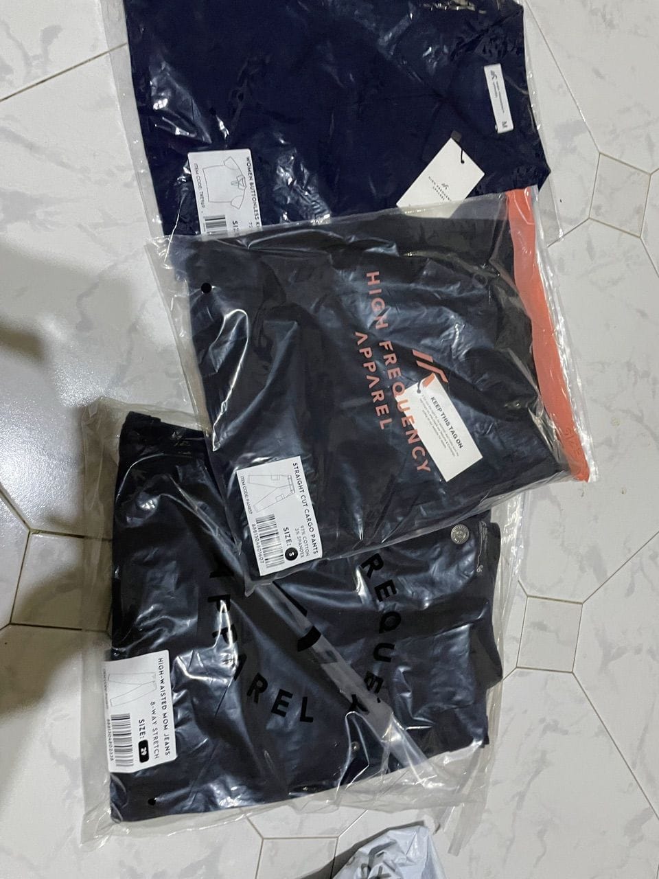 Customer photo review of Knitted Buttonless Polo