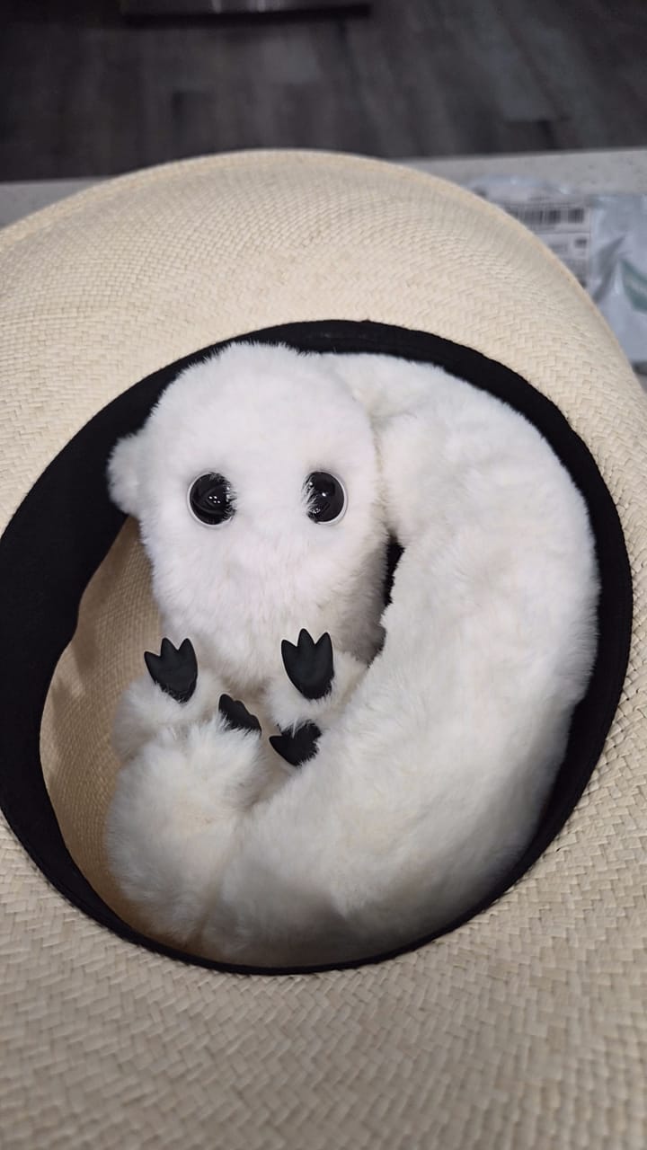 Customer photo review of Brush Buddy - Handmade art toy
