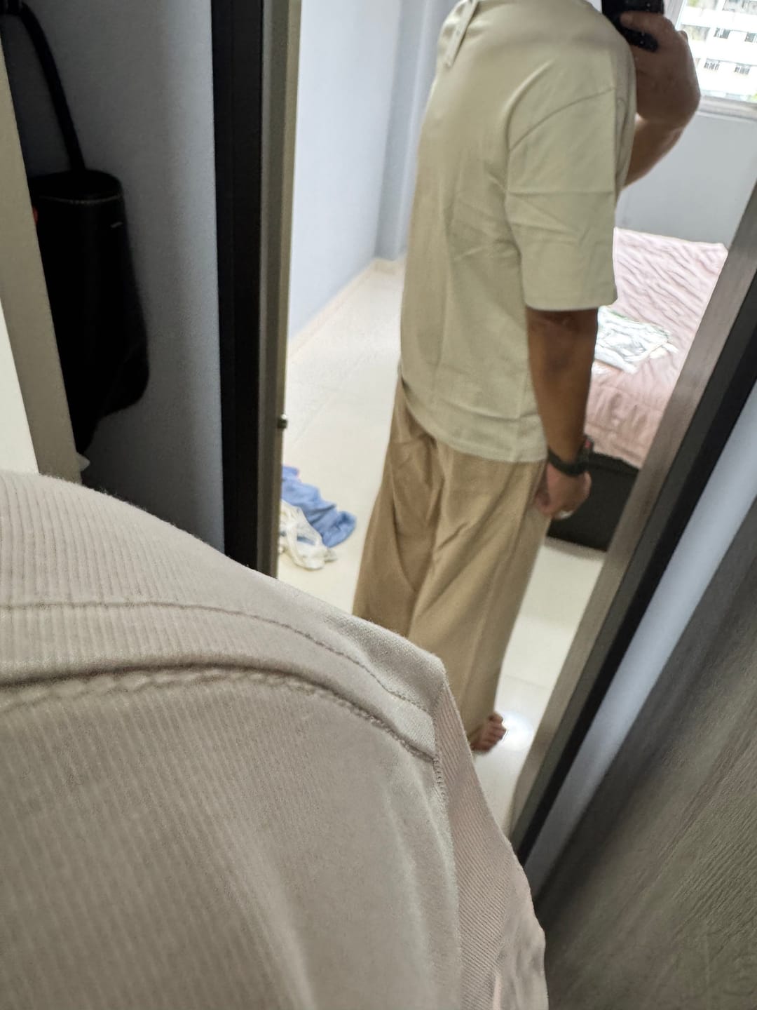 Customer photo review of Pocket Oversized T-shirt 270GSM