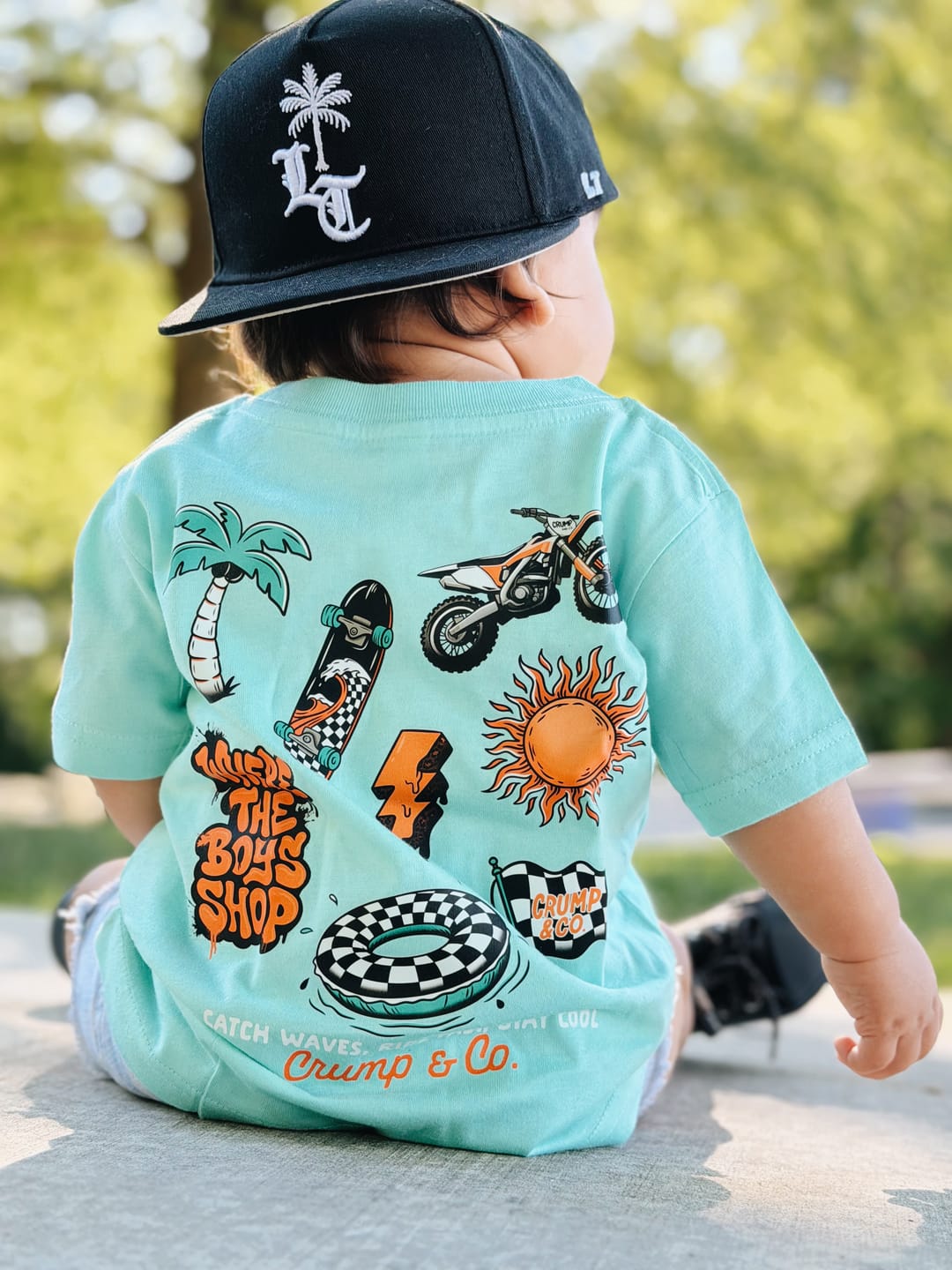 Customer photo review of Summer Elements | Chill Blue T-shirt