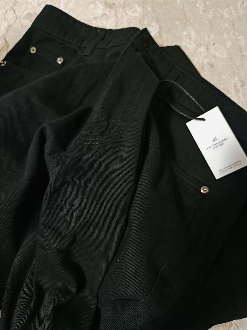 Customer photo review of Straight Cut Cotton Twill Jeans