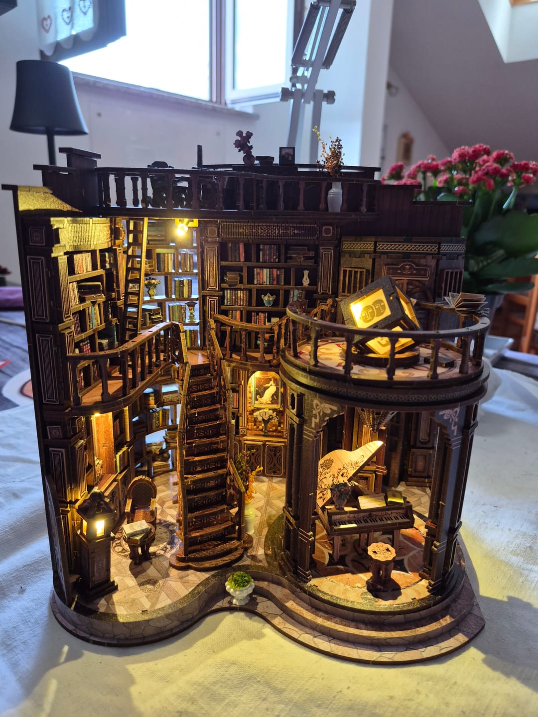 Customer photo review of Dreamy Book Hall Book Nook