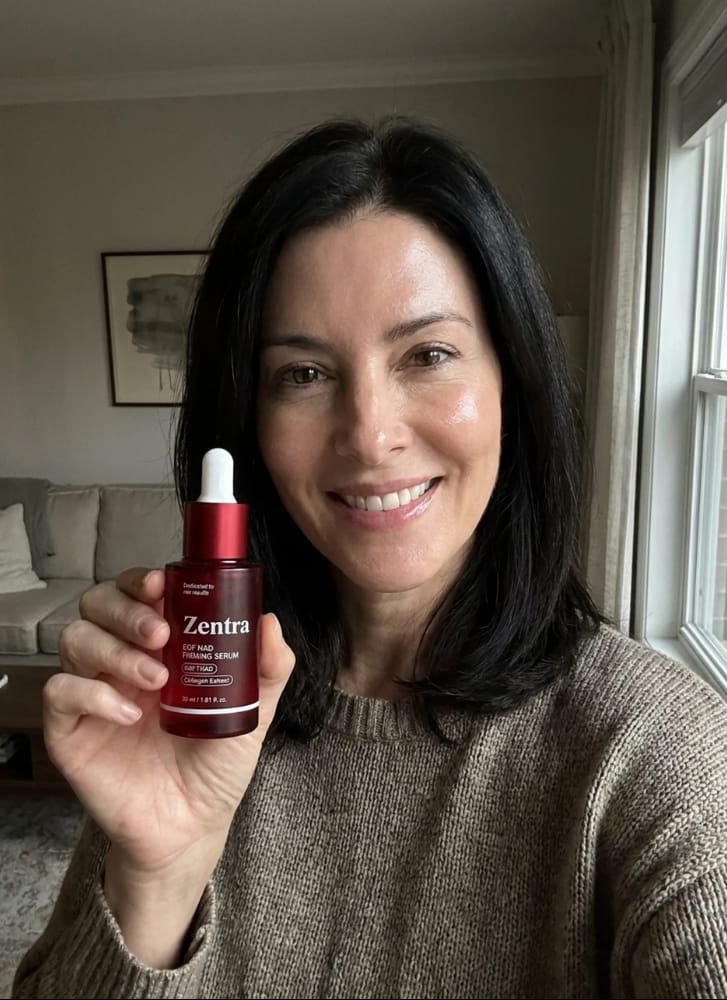 Customer photo review of firming serum