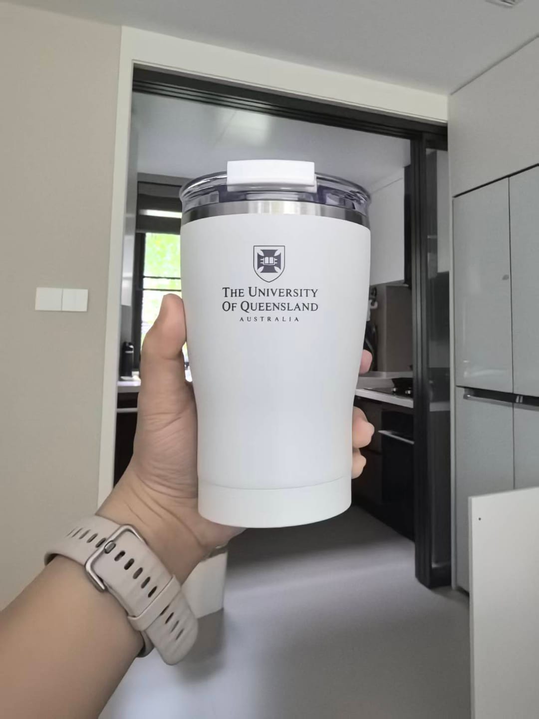 Customer photo review of UQ Shield Reusable Cup - 350ml - White