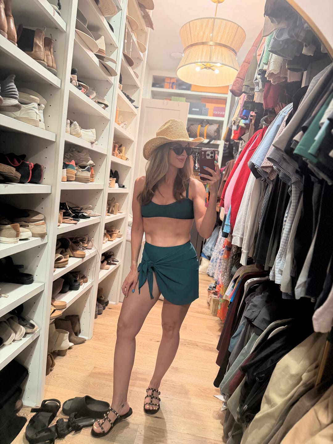 Customer photo review of MOLLY Jade Full Coverage High Rise Bikini Bottom
