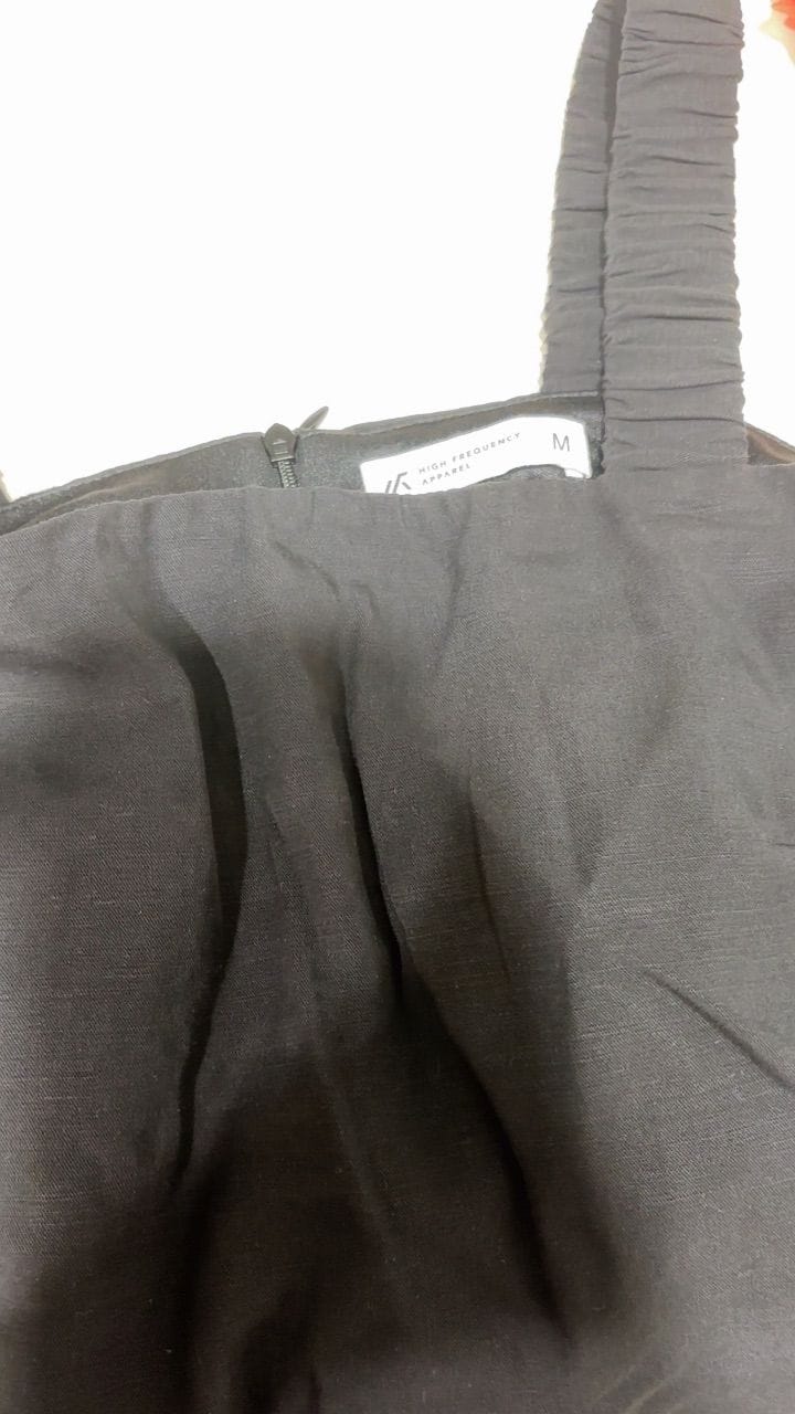 Customer photo review of Padded Sleeveless Top with Ruched Straps
