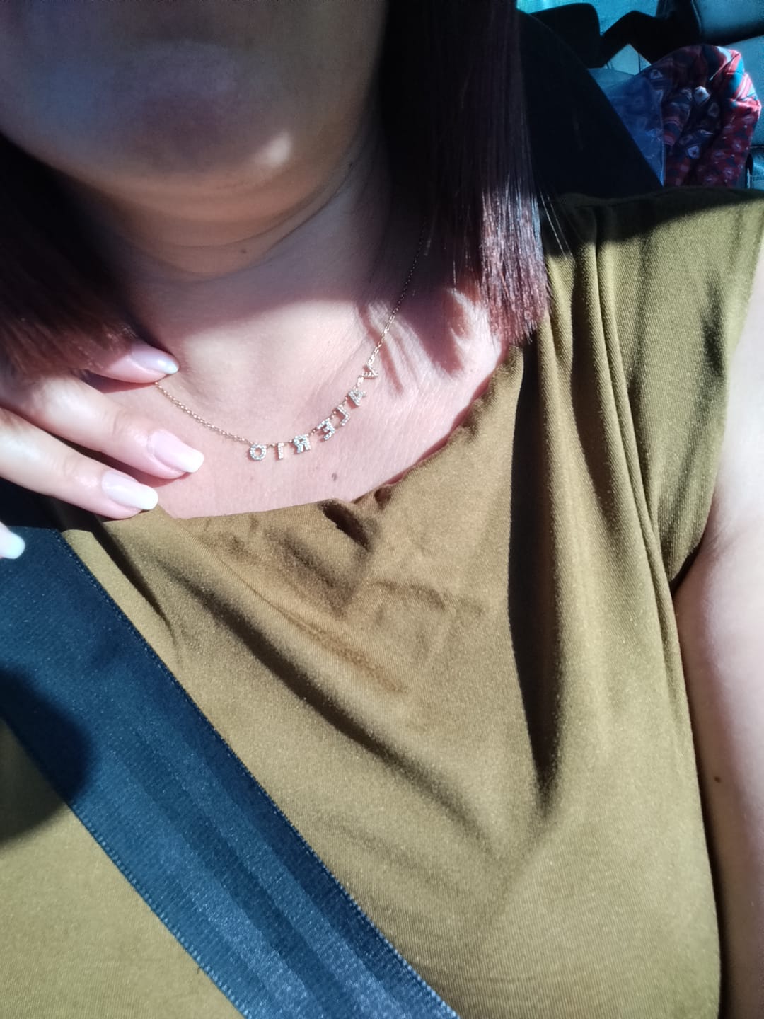 Customer photo review of Collana MINI LETTERS BRIGHT