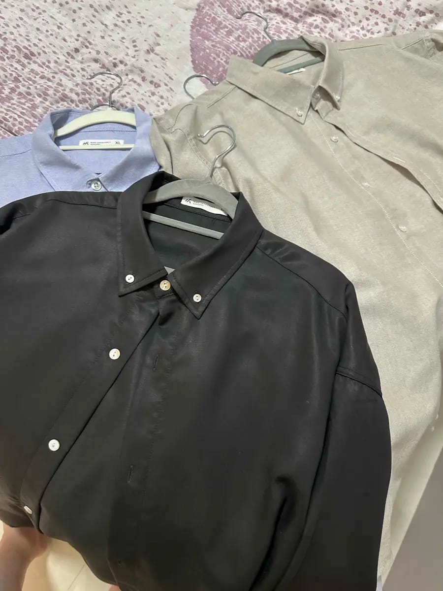 Customer photo review of Essential Stretch Cotton Pants
