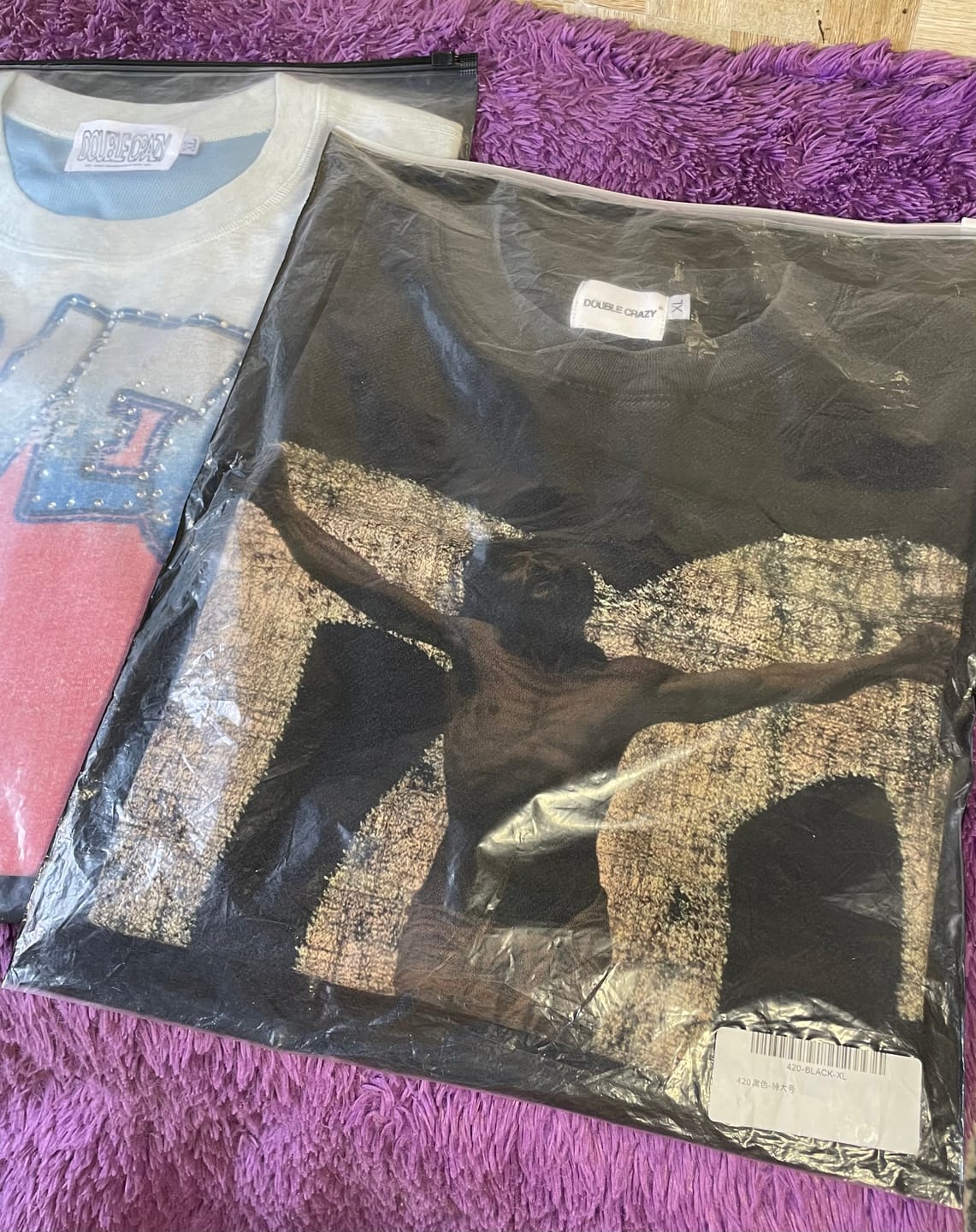 Customer photo review of Sacrifice Graphic T-shirt-420