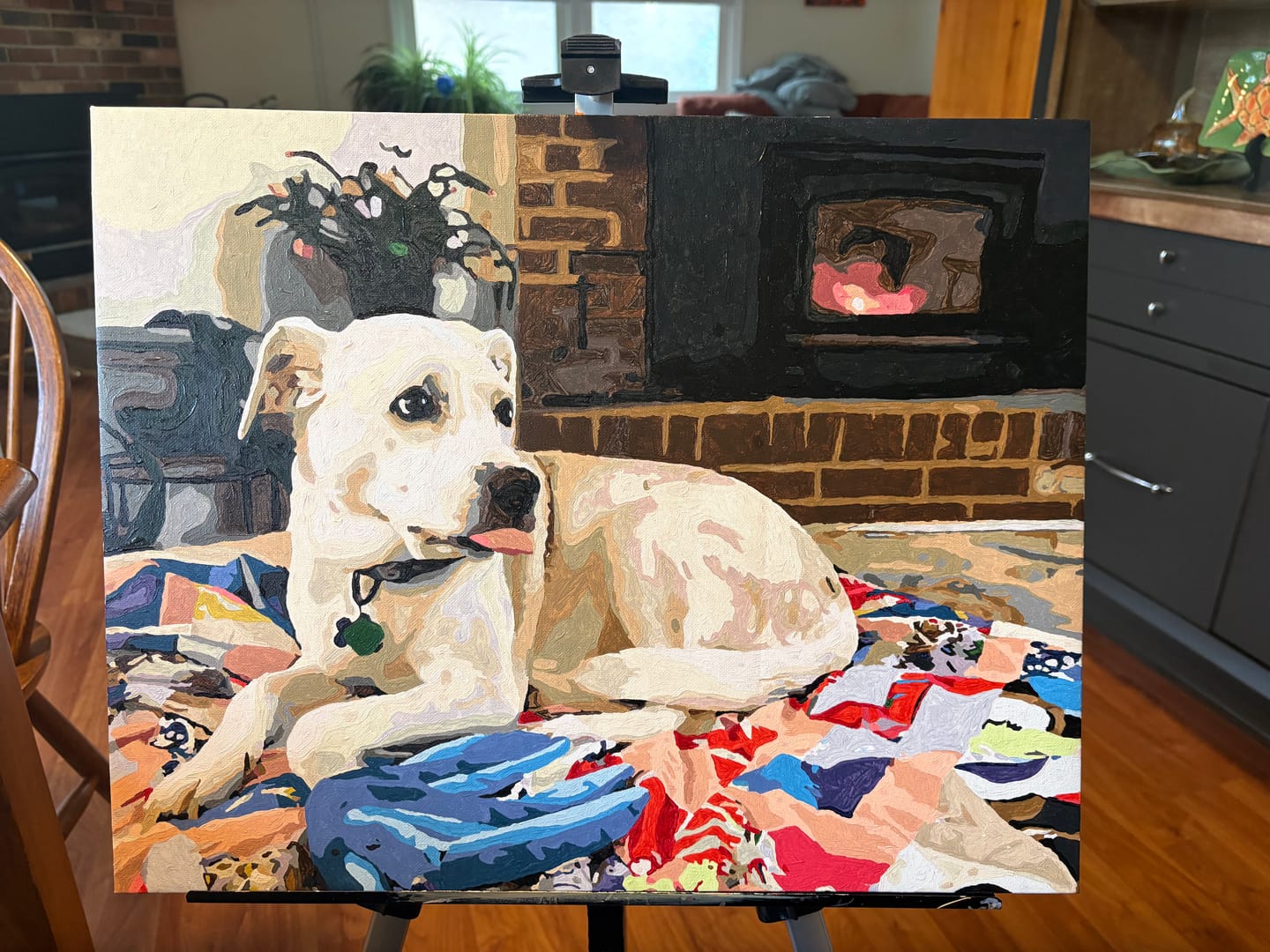 Customer photo review of Extra Paint Kit to Elevate Paint by Numbers Experience
