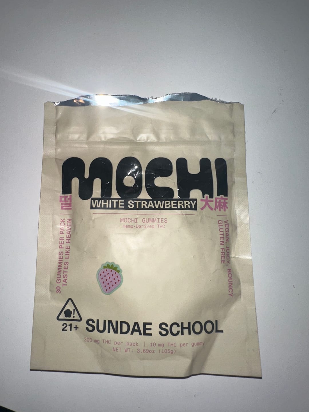 Customer photo review of White Strawberry (10mg) Value Pack