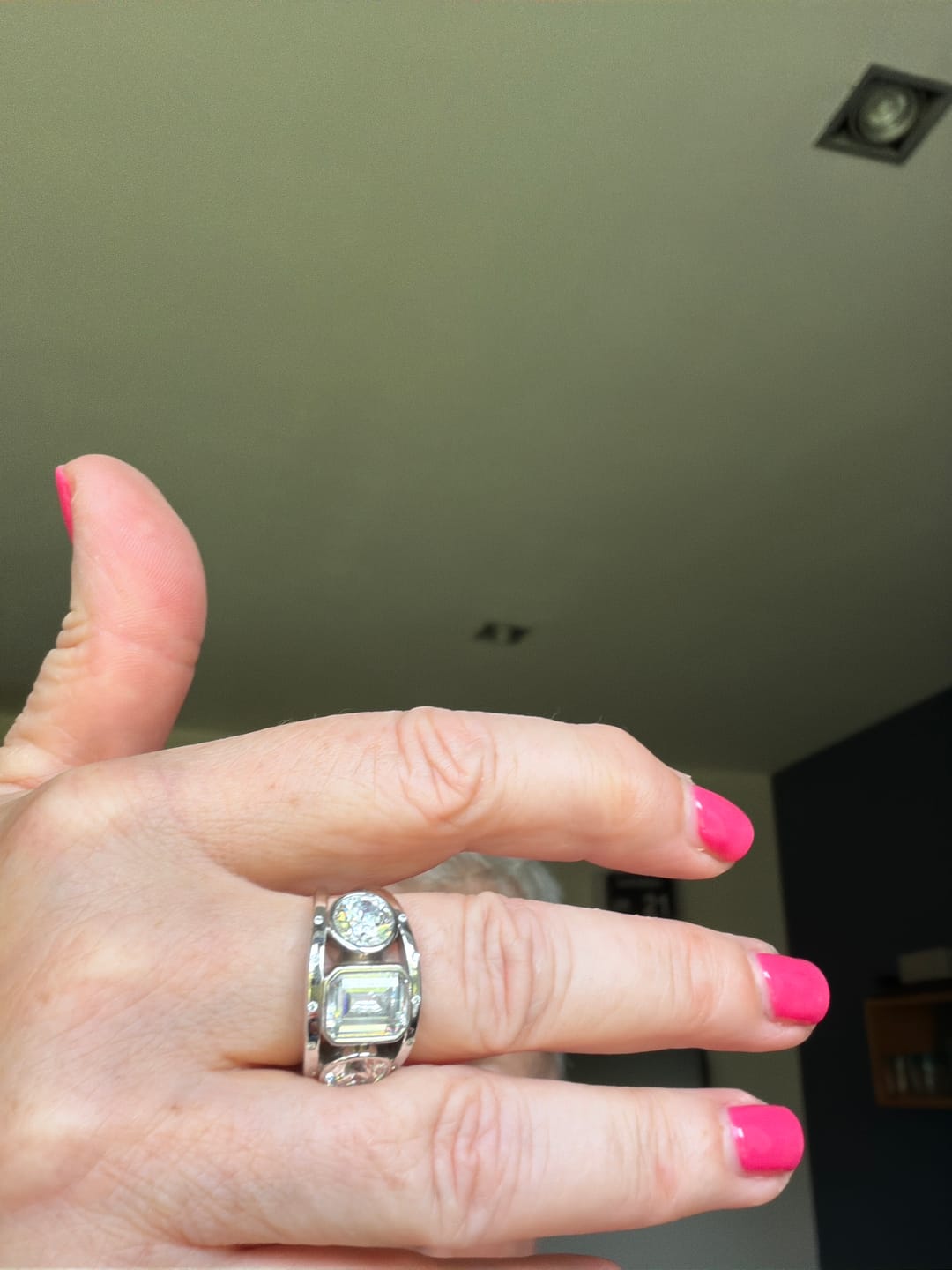 Customer photo review of The Silver Joséphine Ring