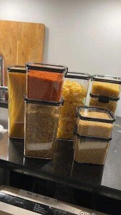 Customer photo review of Air-Tight Kitchen Storage Containers