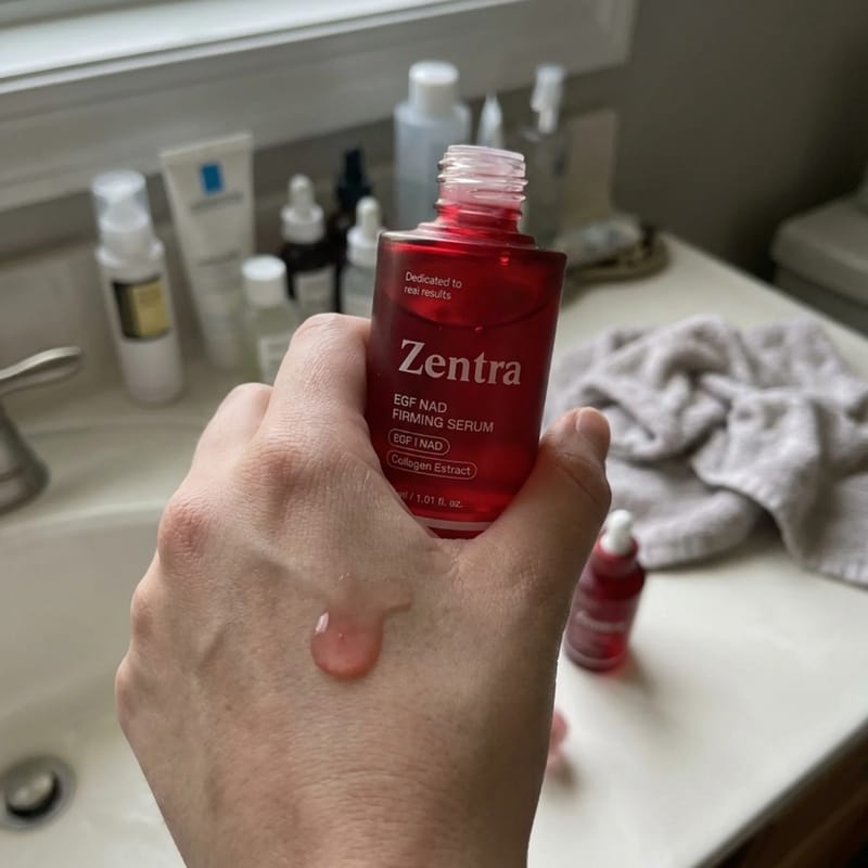 Customer photo review of firming serum