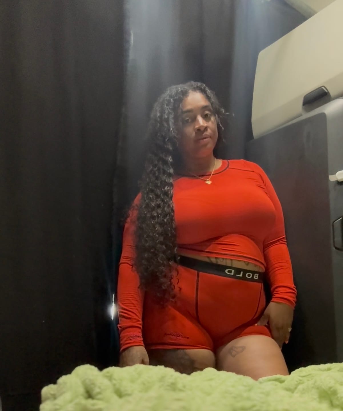 Customer photo review of MAHOGANY GIRL 2 PIECE SET - RED