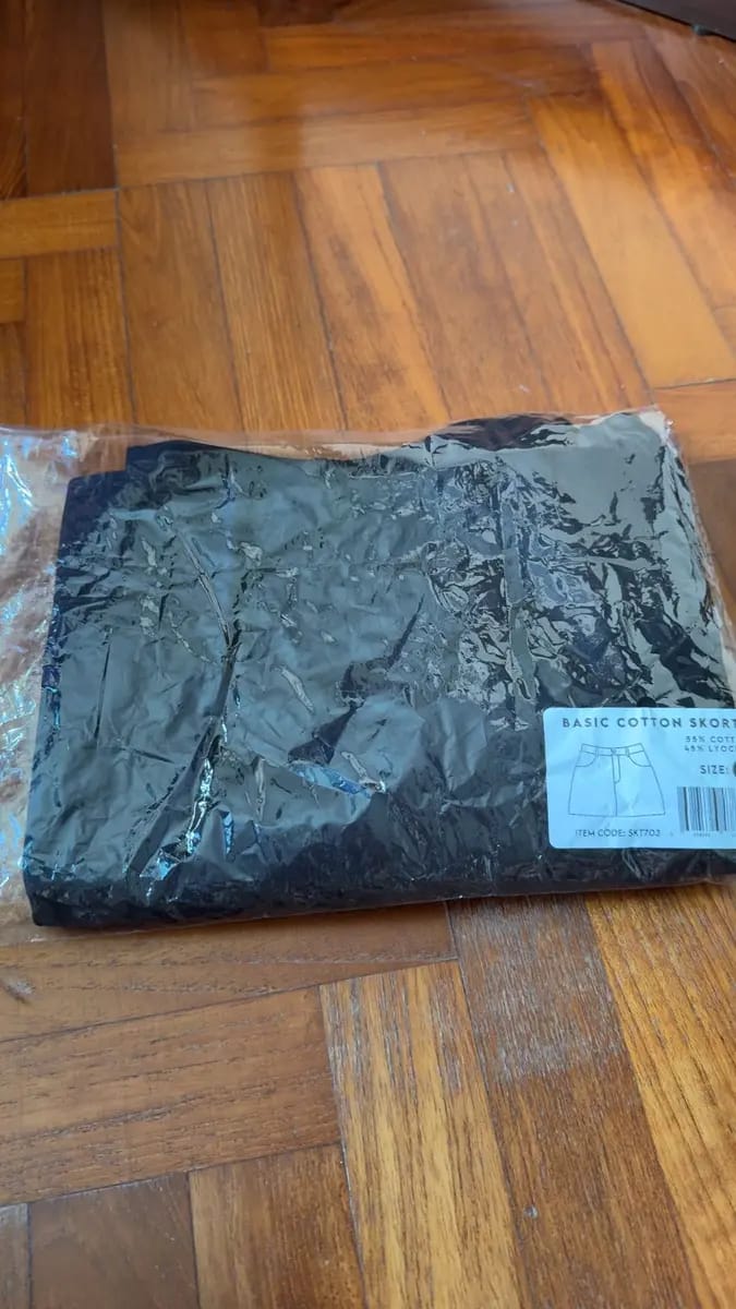 Customer photo review of Basic Cotton Pocket Skorts