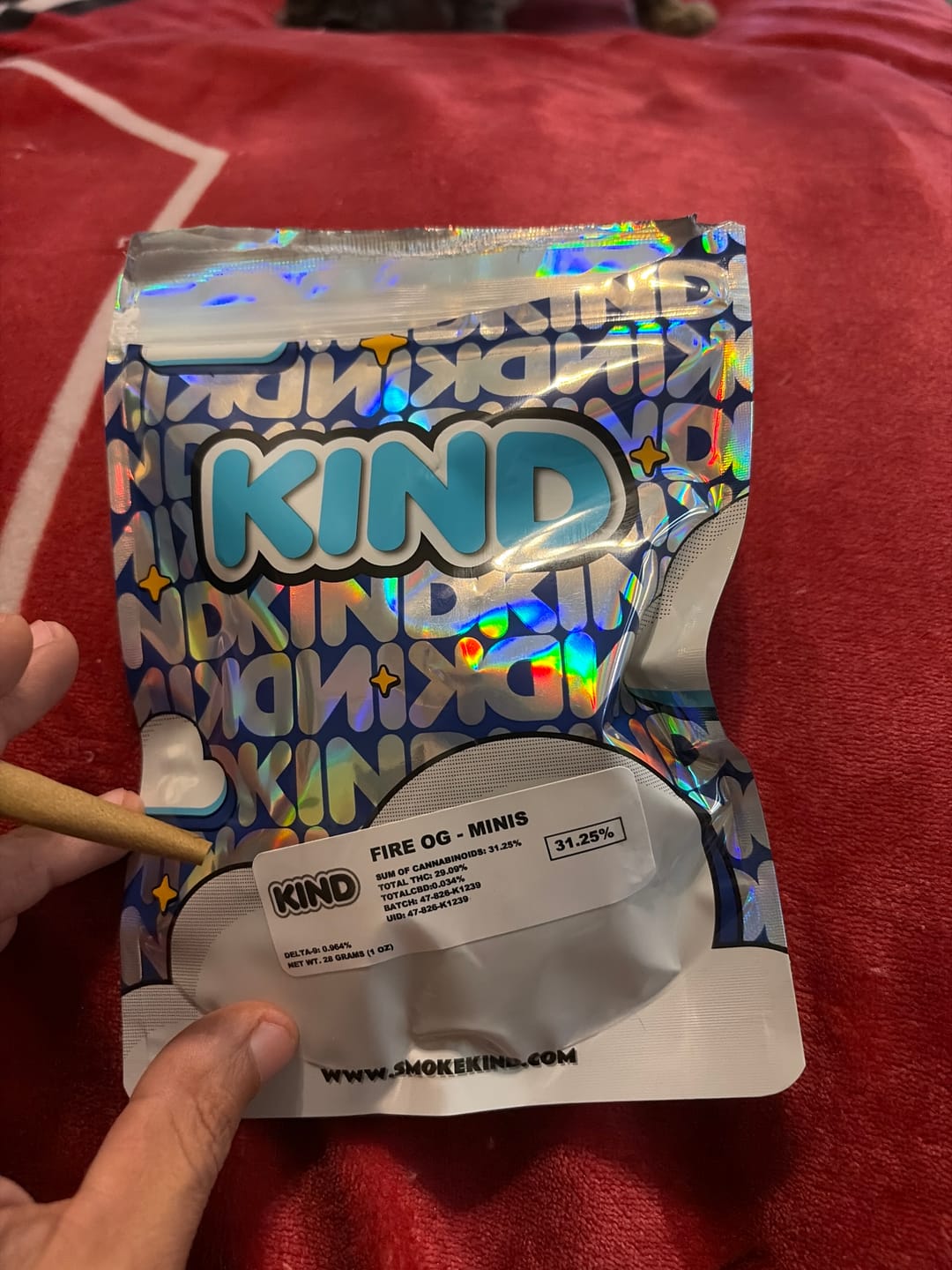 Customer photo review of Fire OG - Minis - 28 Grams - Indica