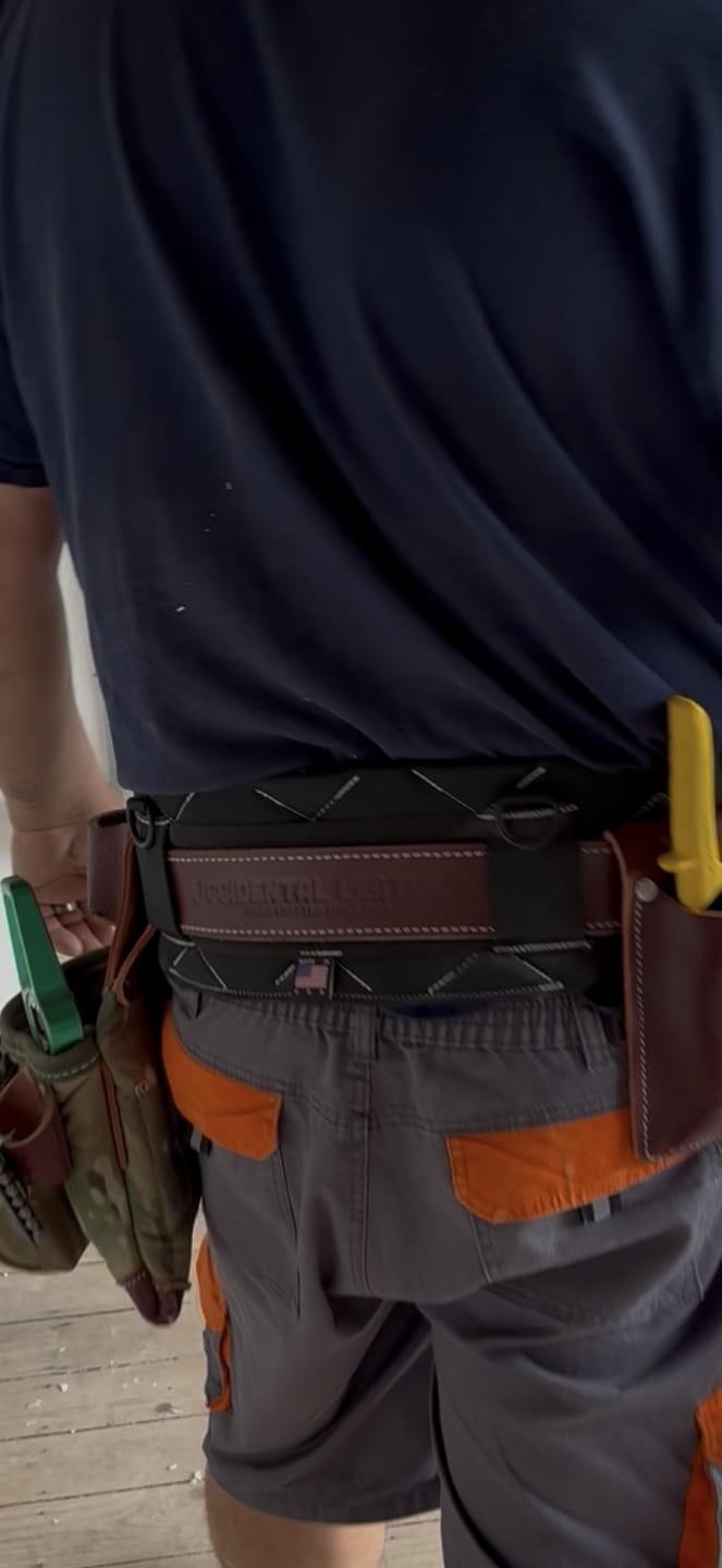 Customer photo review of Occidental Leather Toolbelts | ProFORMANCE Belt