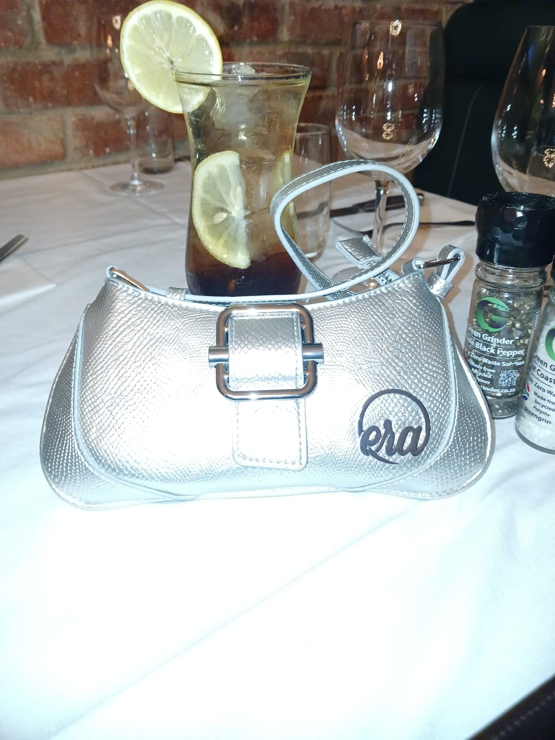Customer photo review of Silver Lily Shoulder Bag
