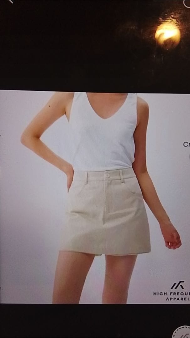 Customer photo review of Basic Cotton Pocket Skorts