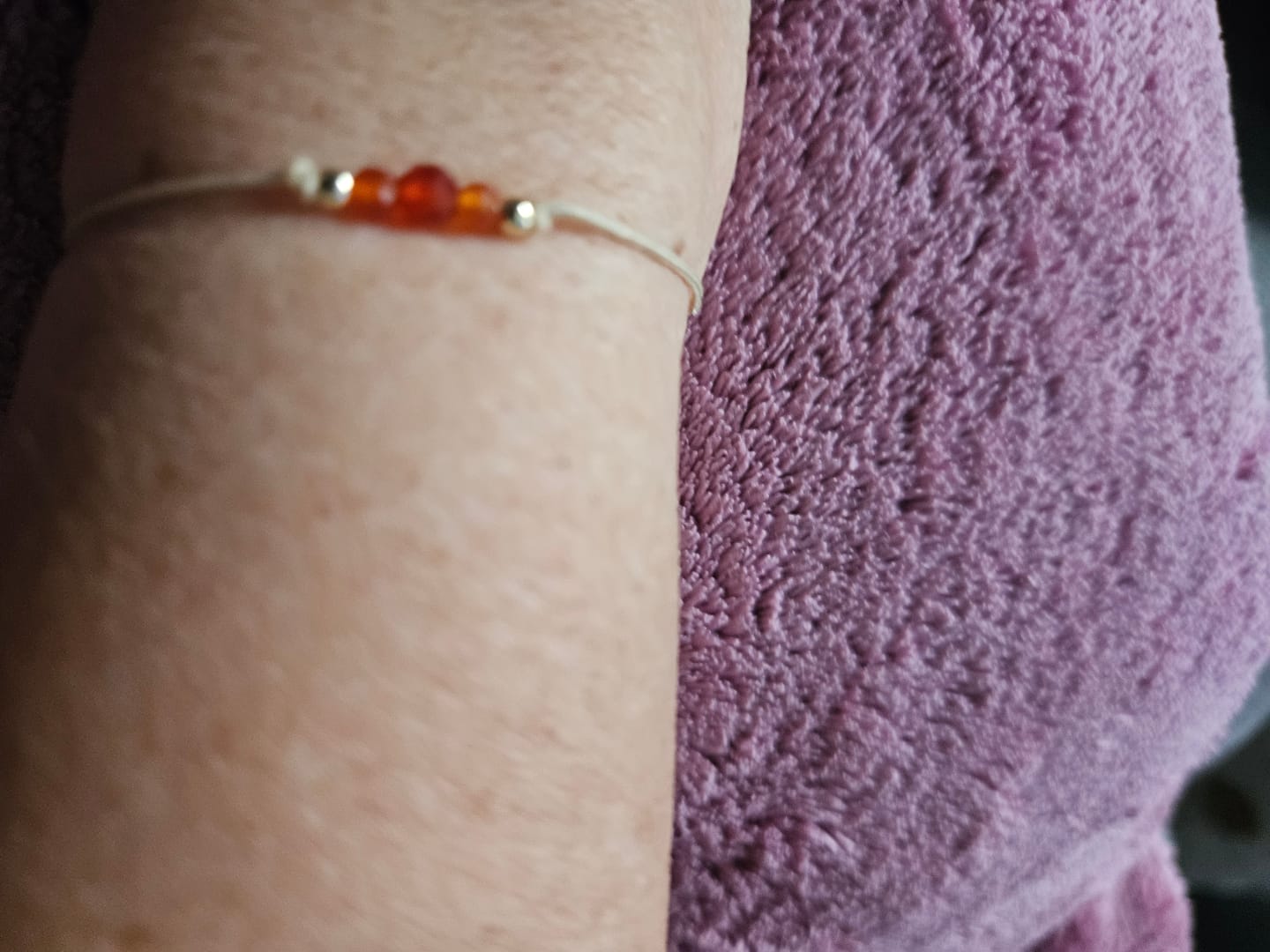 Customer photo review of Karneol Armband - Naturband