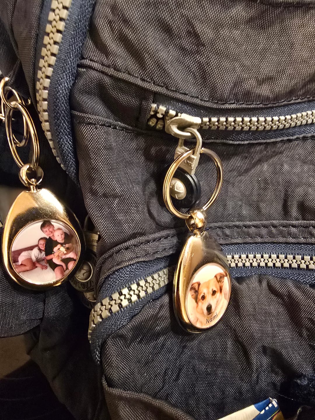Customer photo review of Schlüsselanhänger-Bundle Leder 3x dein Foto für nur 19,90 €