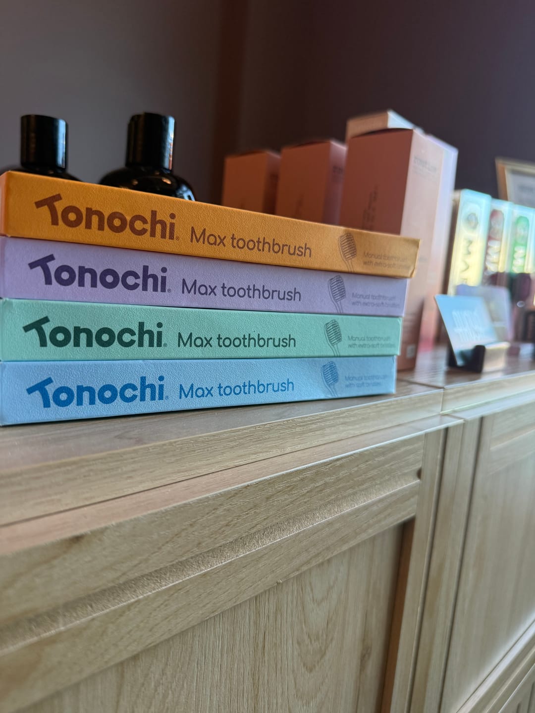 Customer photo review of Max Toothbrush (Lavender)