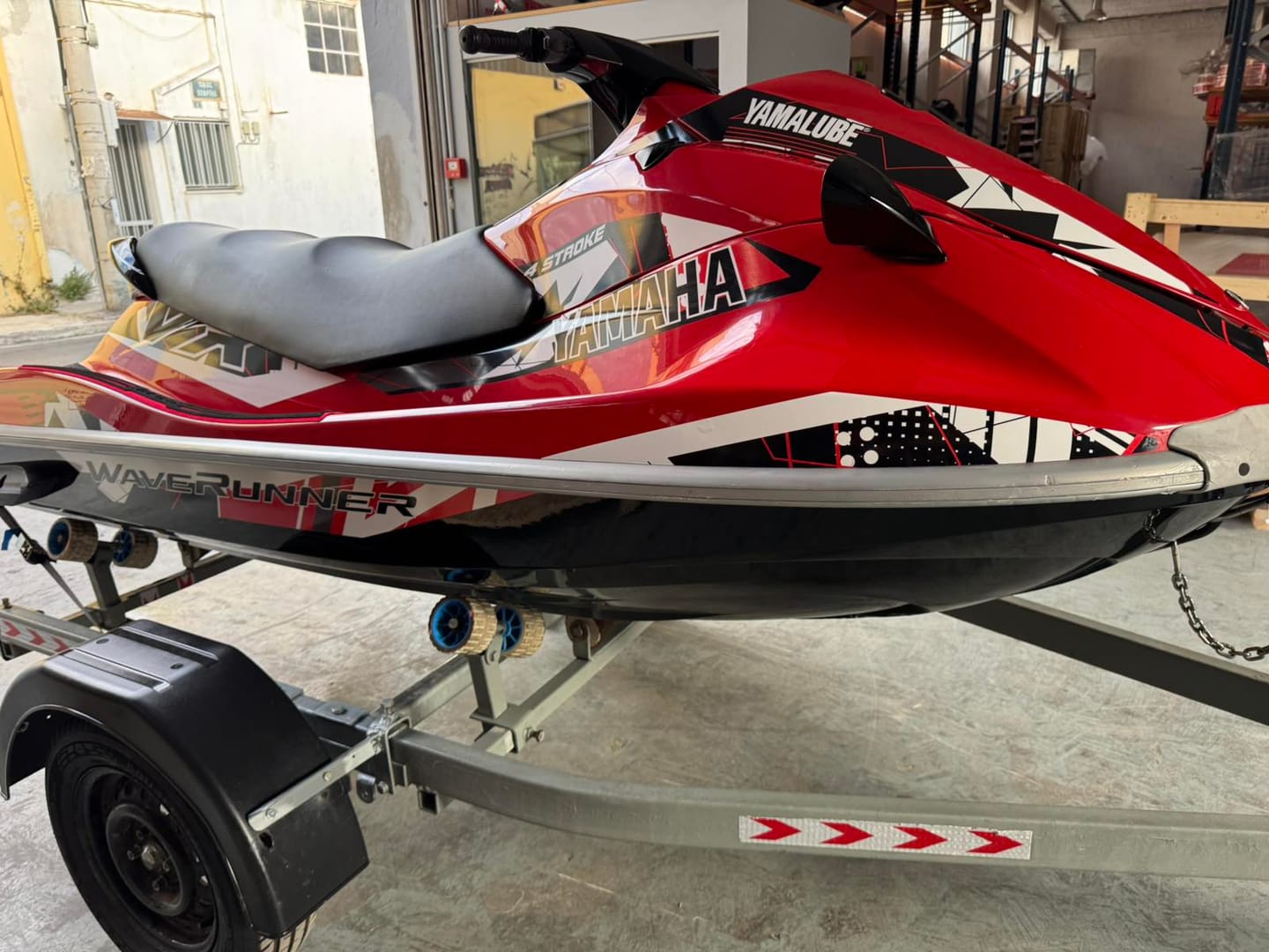 Customer photo review of JET TECH PWC GUNNEL TRACTION PADS