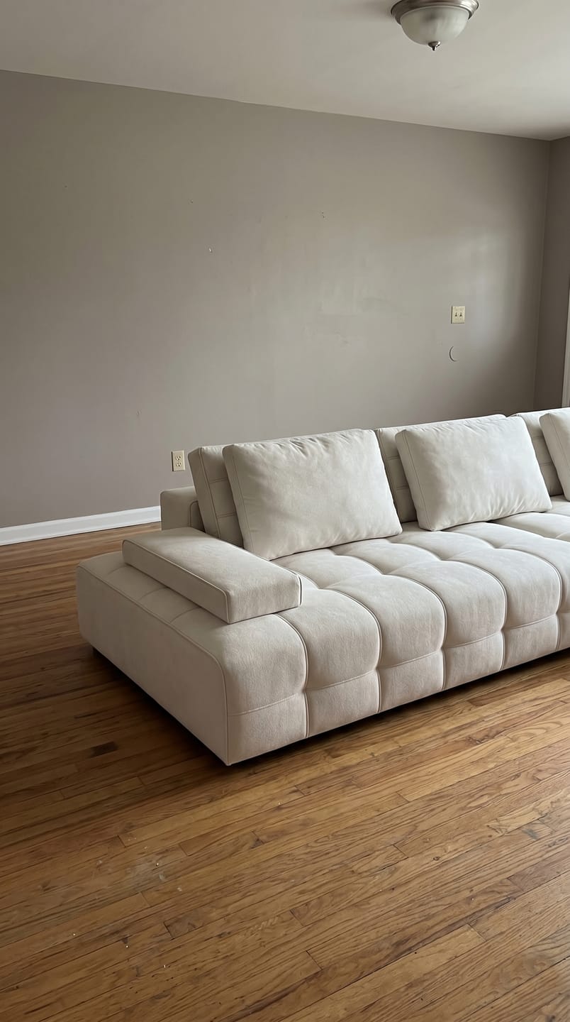 Customer photo review of Beaumont 3-Seater Sofa (Grey)