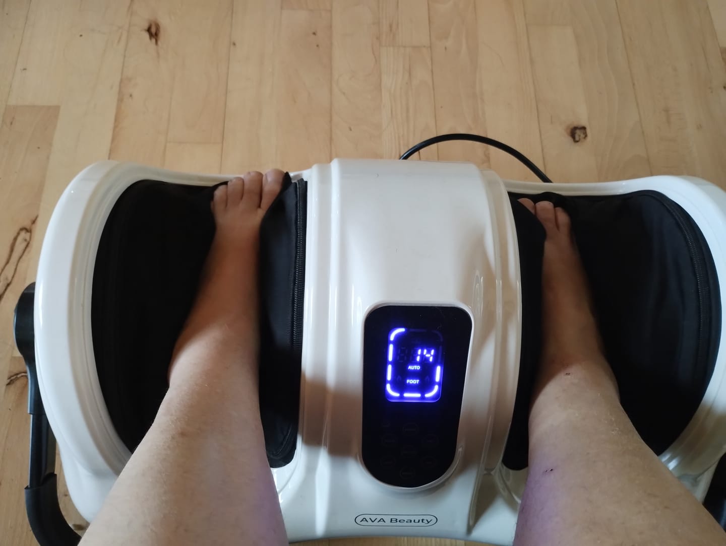 Customer photo review of Fod- og lægmassageapparat med fjernbetjening (OUTLET)
