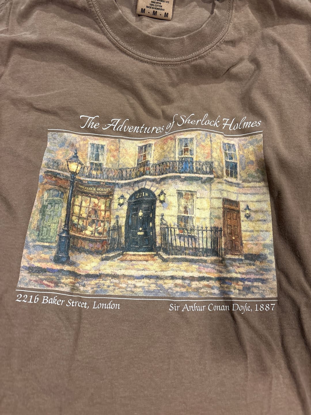 Customer photo review of Sherlock 221b Baker St Tshirt