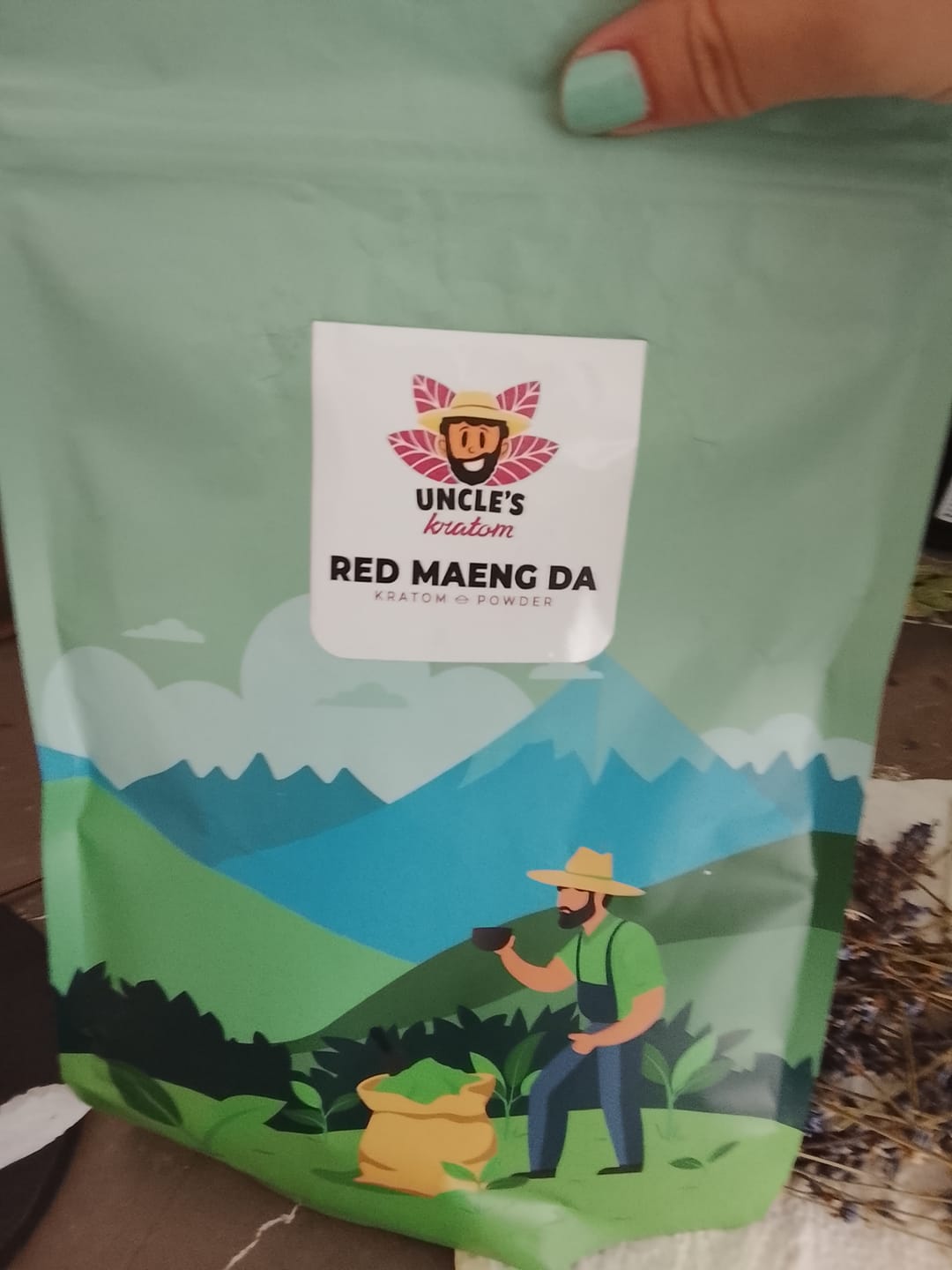 Customer photo review of Kratom - Red Maeng Da