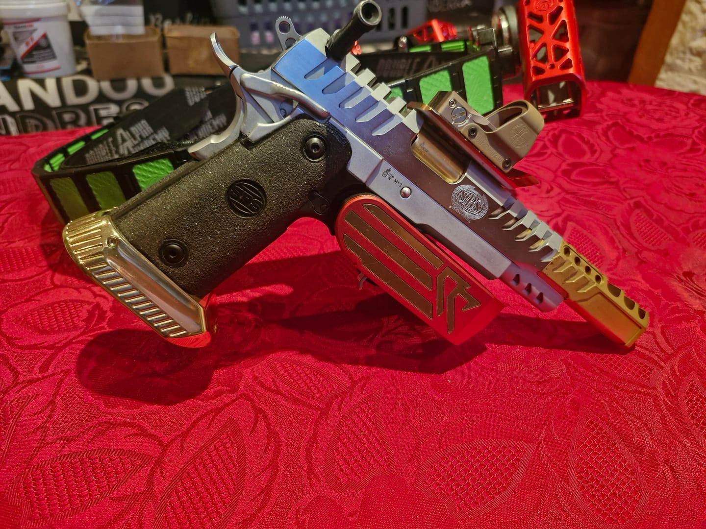 Customer photo review of STI 2011 Brass Magwell | IPSC/USPSA Open
