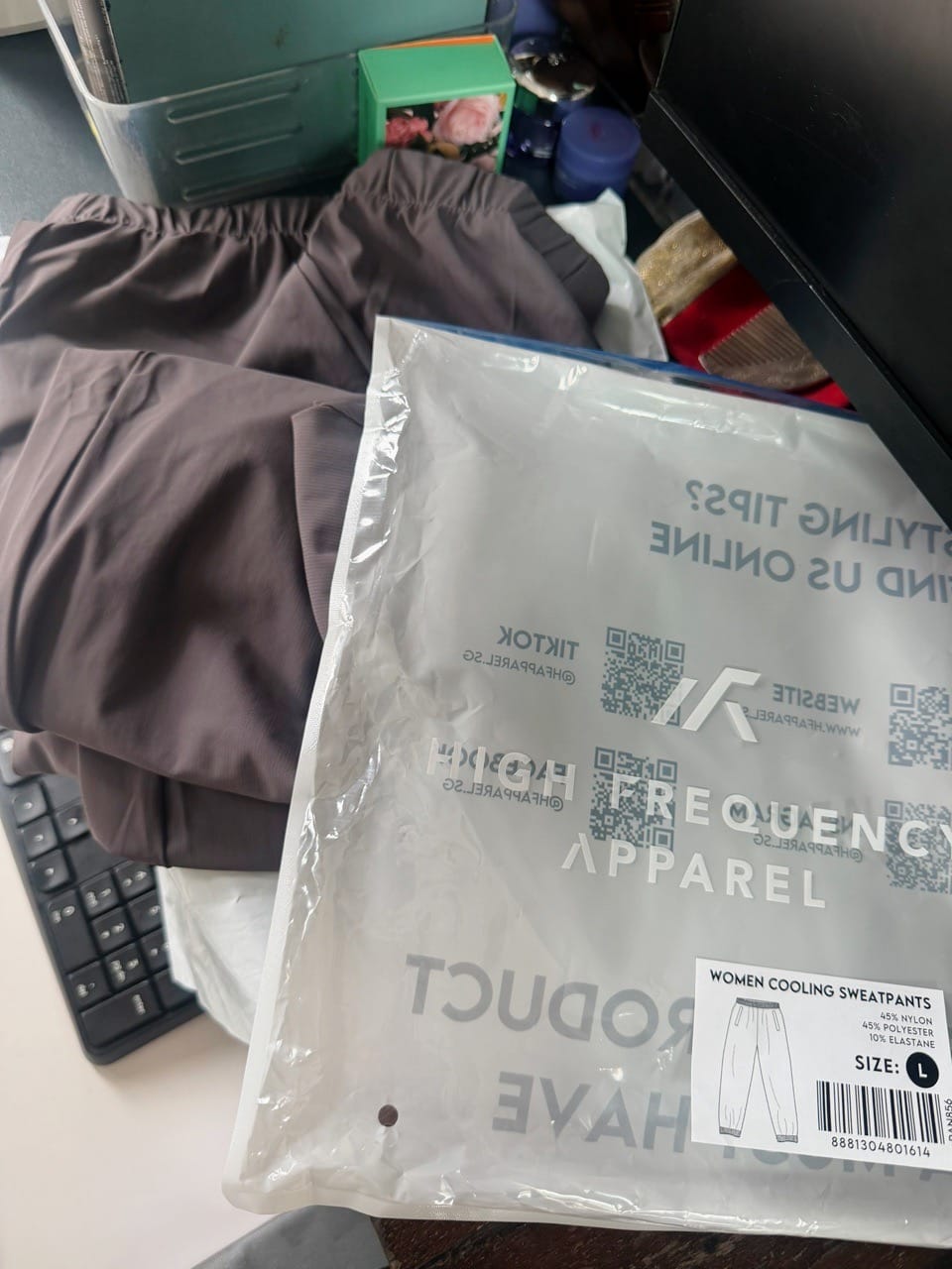 Customer photo review of Ultra Cooling Jogger Pants