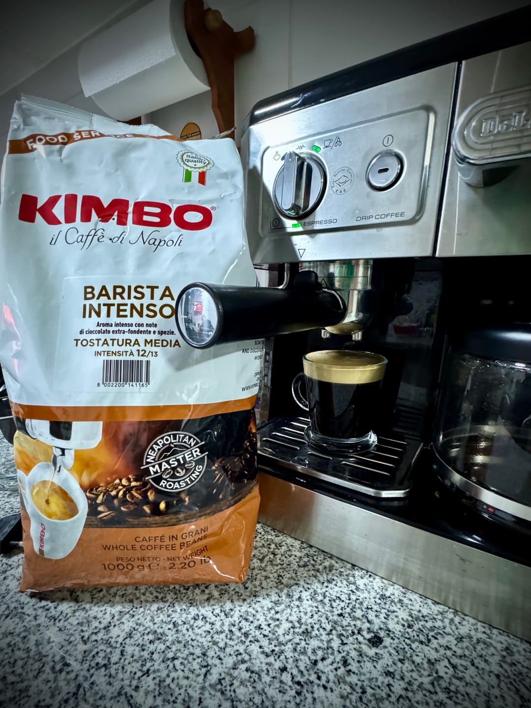 Customer photo review of Kimbo Barista Intenso 1kg Grano Entero