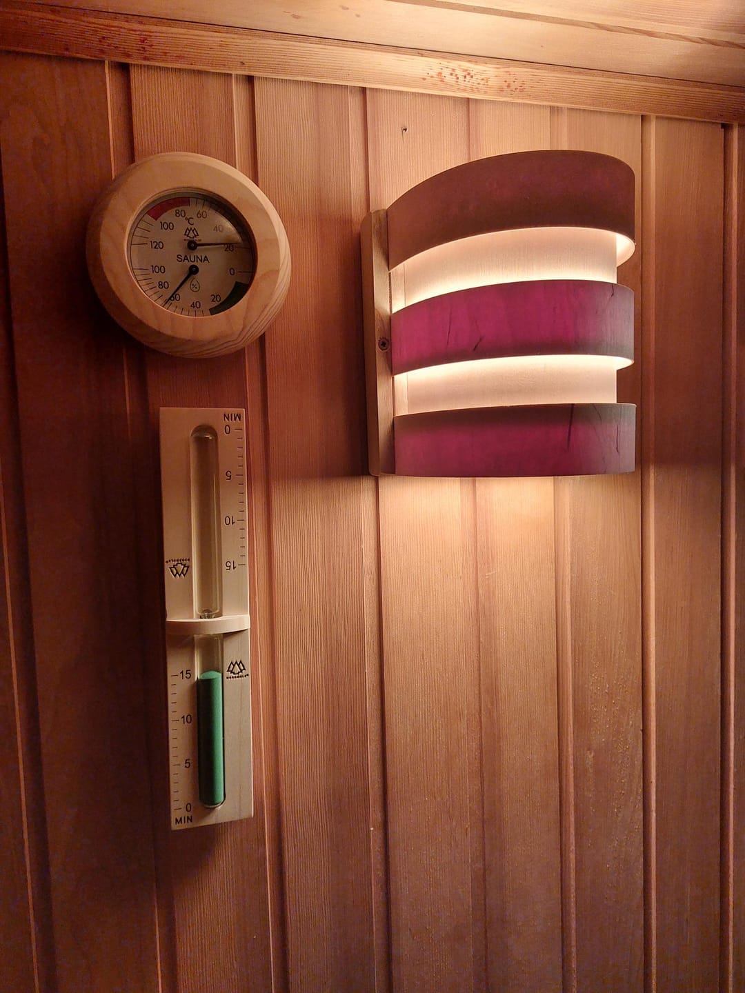 Customer photo review of Sauna Lampenschirm