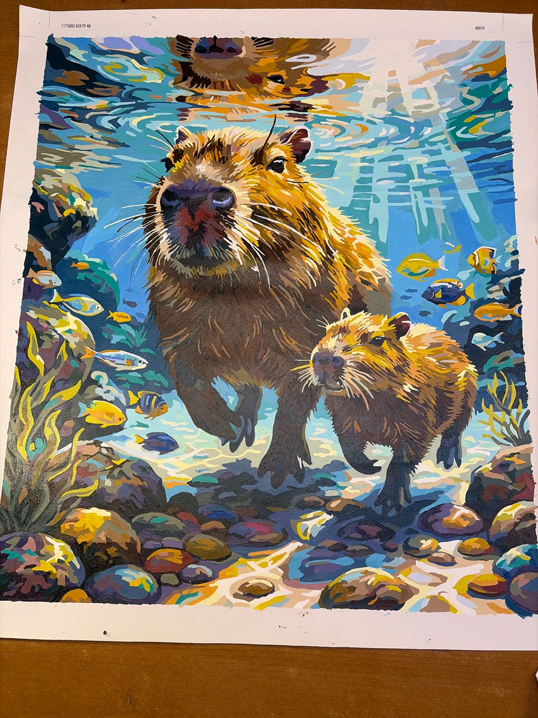 Customer photo review of Capybara Coral Voyage