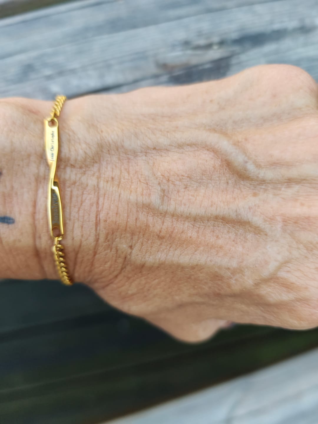 Customer photo review of Infinity Bond Matching Bracelet