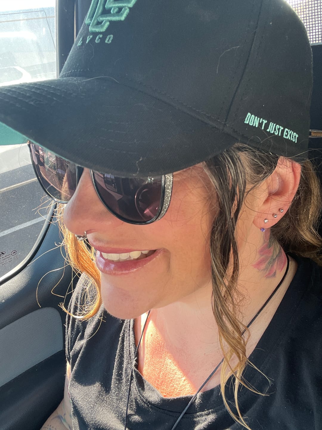 Customer photo review of Deep Fit LVCO Midnight Mint A-Frame Snapback
