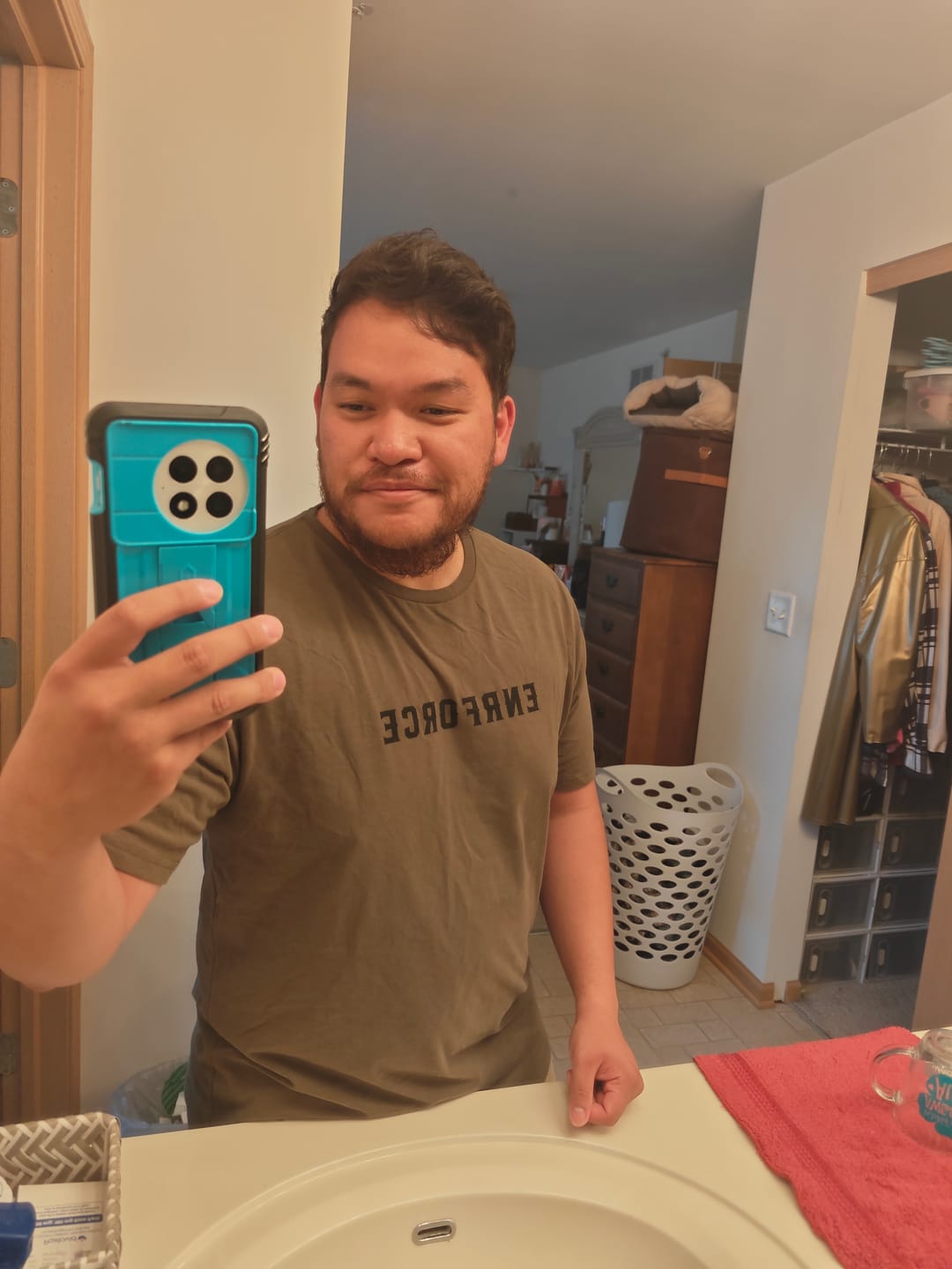 Customer photo review of Faith Fuels Freedom Tee
