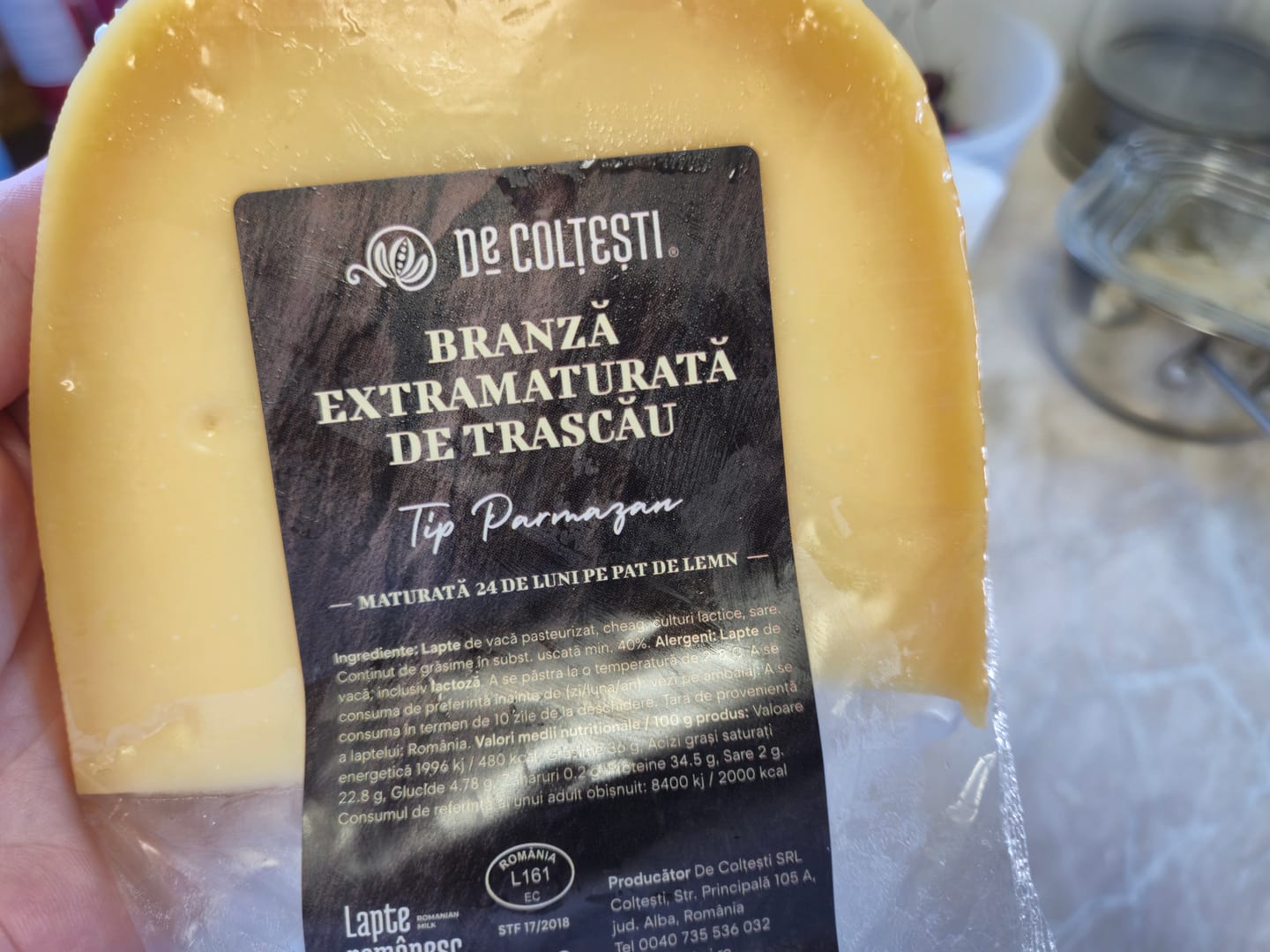 Customer photo review of Brânză extramaturată de Trascău (tip Parmezan) 300g