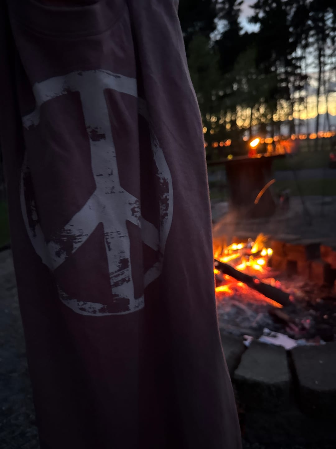 Customer photo review of Classic Peace Tee