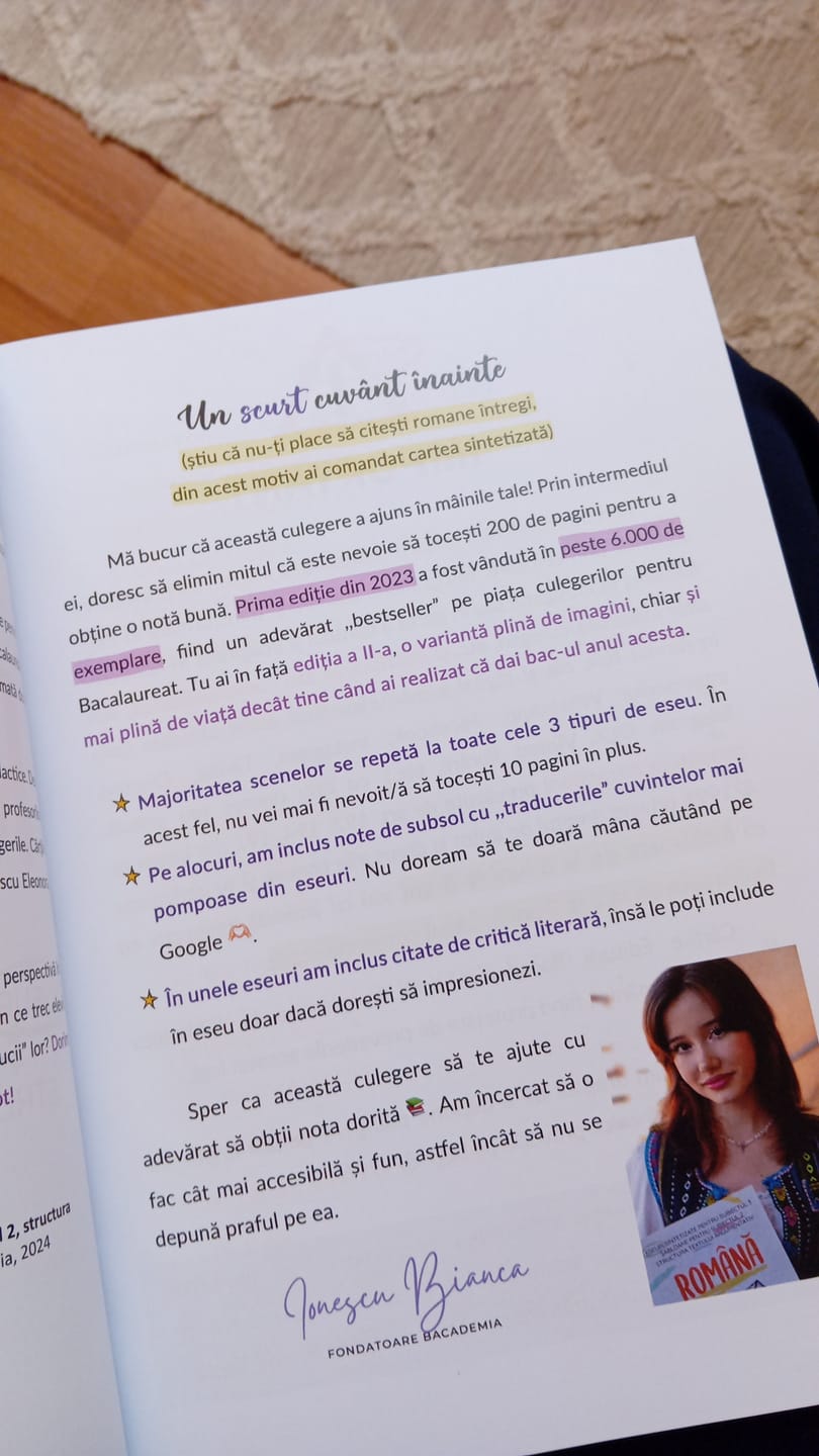 Customer photo review of Pachet Bacalaureat (Română + Matematică + Anatomie clasele XI-XII) Bacademia