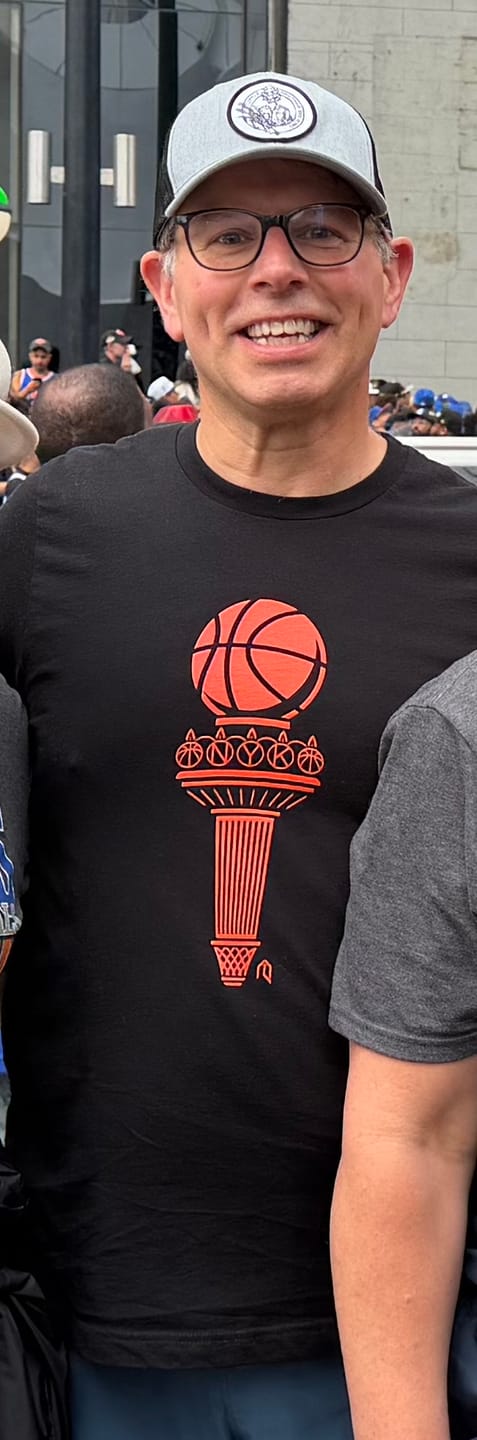 Customer photo review of NYK Basketball Torch T-Shirt