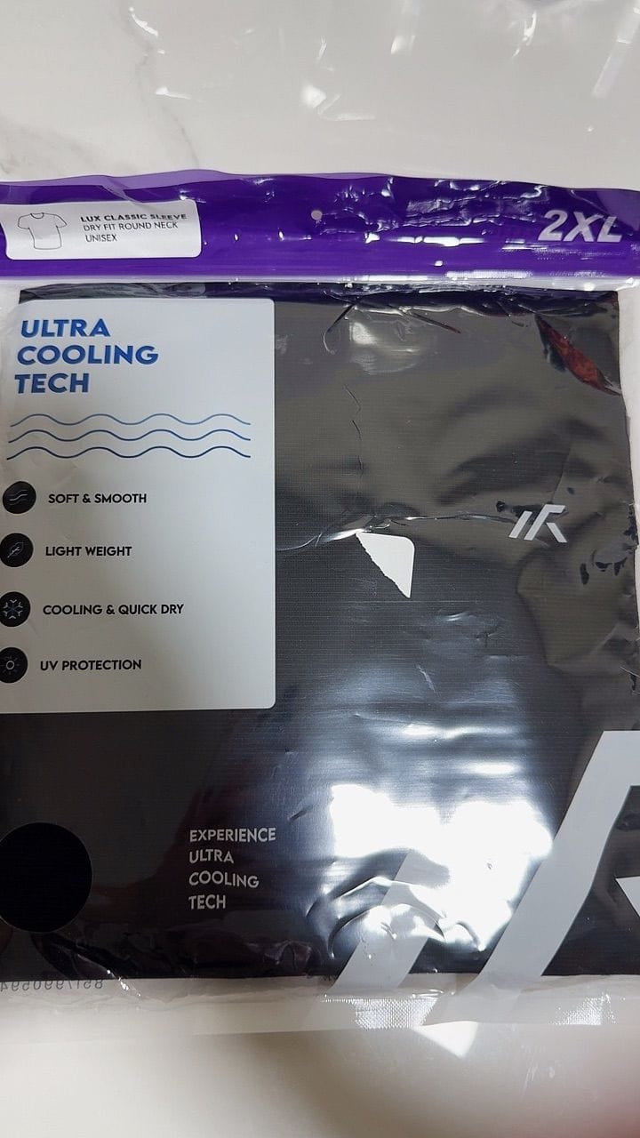Customer photo review of Lux Cooling Dri-Fit Crew Neck Short Sleeve T-Shirt